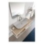 GLAM 75/S lavabo d'appoggio o sospeso
