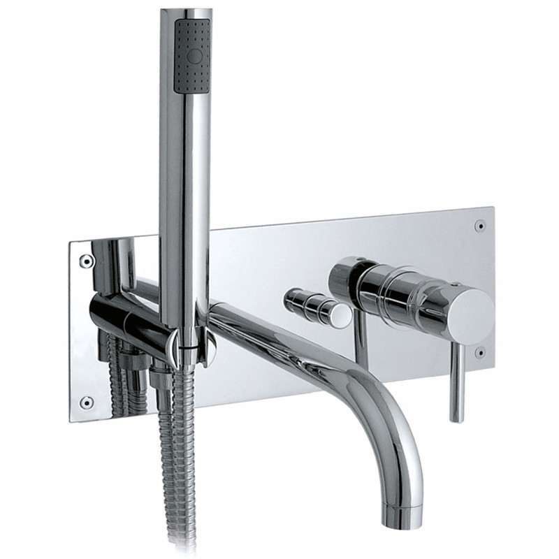 MICRON monocomando vasca da incasso con duplex finitura cromo