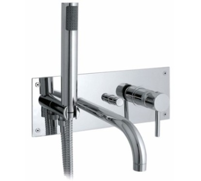 MICRON monocomando vasca da incasso con duplex finitura cromo