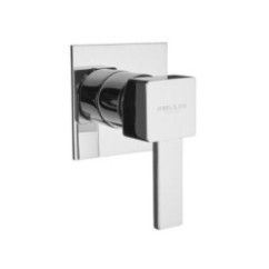 PRETTY Monocomando doccia incasso piastra piccola finitura oro