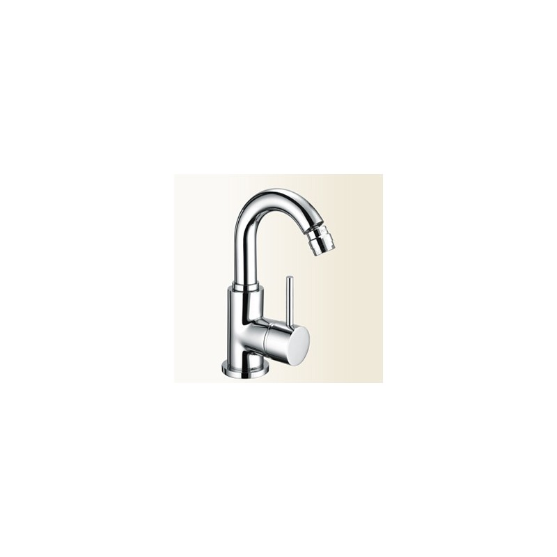 SIMPLY Miscelatore per bidet con bocca alta finitura cromo