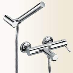 SIMPLY Miscelatore monocomando per vasca finitura cromo