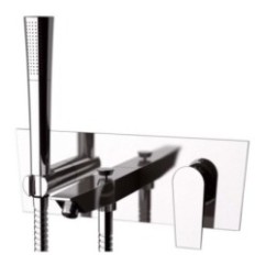 DIVA monocomando vasca da incasso finitura cromo