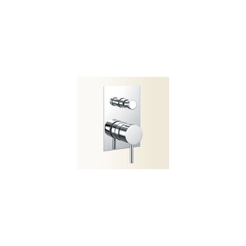 SIMPLY Miscelatore per doccia/vasca incasso con deviatore finitura cromo
