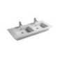 EDEN lavabo 121x46 doppio bacino