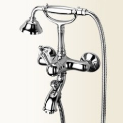 NEW VINTAGE miscelatore per vasca esterno finitura oro