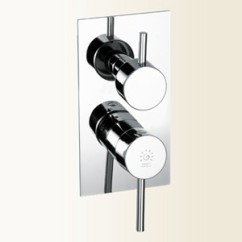 SIMPLY Miscelatore per doccia/vasca incasso con deviatore 3 uscite finitura cromo