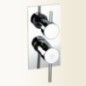 SIMPLY Miscelatore per doccia/vasca incasso con deviatore 3 uscite finitura cromo