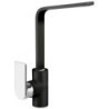 MIG10 miscelatore monocomando con canna rettangolare a L finitura nanostone N6 deep black