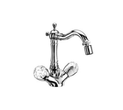 MY BIJOUX monoforo per bidet con canna alta finitura cromo