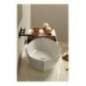 OYSTER lavabo d'appoggio finitura bianco lucido