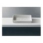 SOLID SURFACE - CORIAN Lavabo da appoggio cm 62,4 finitura bianco