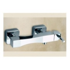 CHARLOTTE miscelatore monocomando doccia esterno finitura nickel