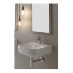 MOON 50R H15 lavabo da appoggio o sospeso