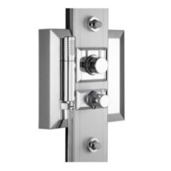 PRISMA pannello doccia termostatico 140 finitura cromo brillante