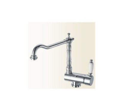 LINEA CUCINA miscelatore lavello sottofinestra con canna antica finitura vecchio rame