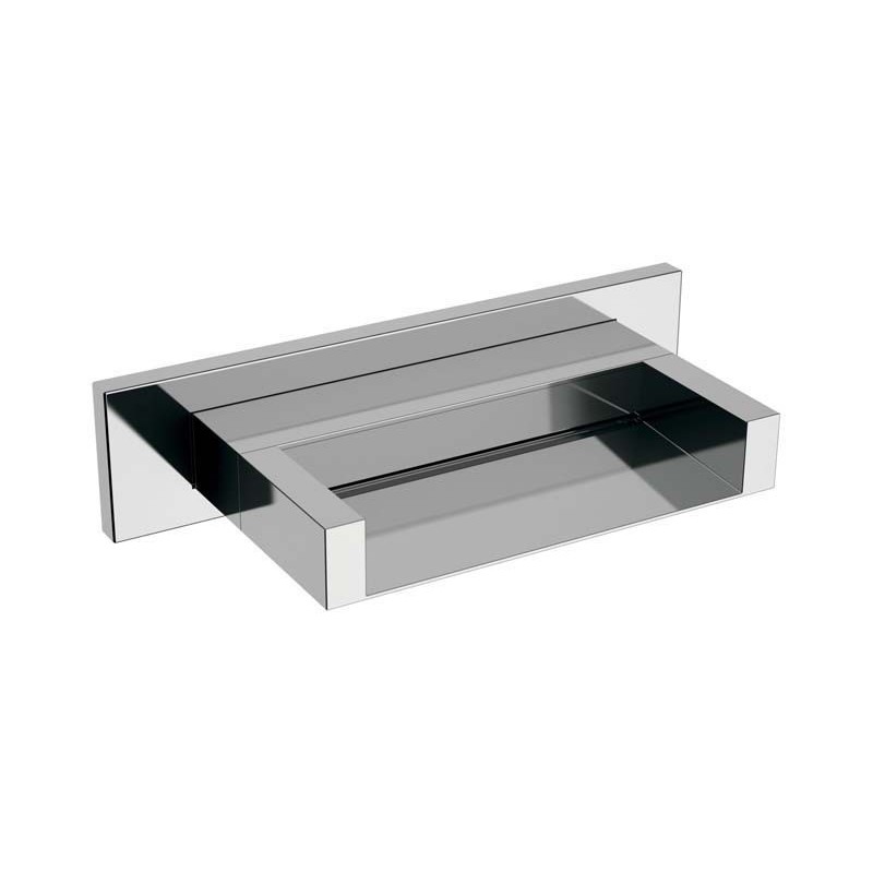 DIVA soffione doccia con getto a cascata finitura cromo