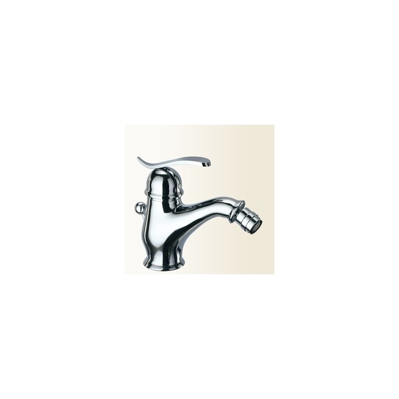 TEORIA Miscelatore monocomando per bidet con scarico automatico finitura cromo