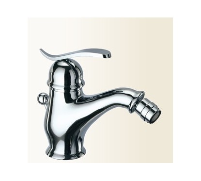 TEORIA Miscelatore monocomando per bidet con scarico automatico finitura cromo