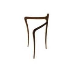 ERGO piantana  in legno massello di iroko