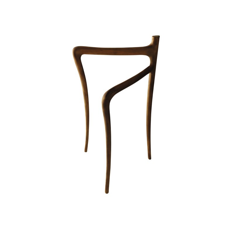 ERGO piantana  in legno massello di iroko