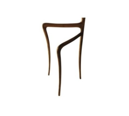 ERGO piantana  in legno massello di iroko