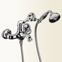 VERY VINTAGE miscelatore per vasca esterno finitura vecchio rame