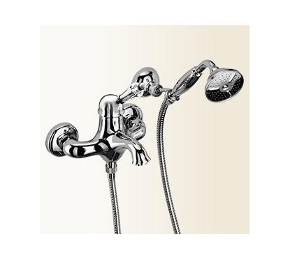 VERY VINTAGE miscelatore per vasca esterno finitura vecchio rame