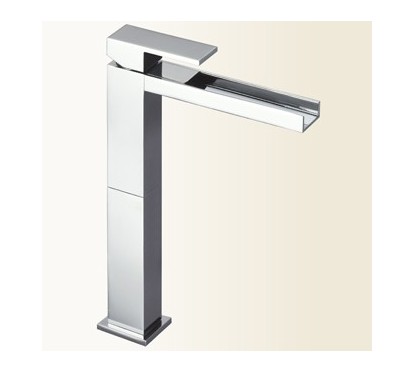 OPEN SPACE miscelatore monocomando lavabo con prolunga 200 mm e bocca lunga finitura cromo