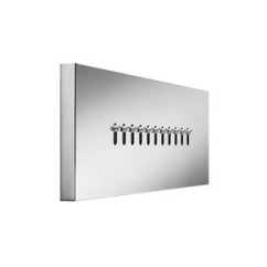 WELLNESS soffione ad incasso in acciaio