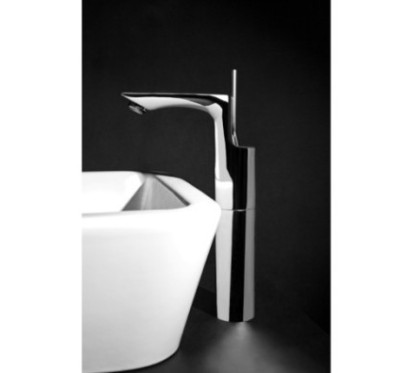 CHET Monocomando lavabo alto finitura cromo