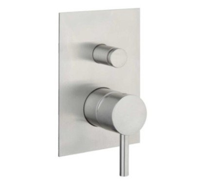 DMB Miscelatore monocomando vasca-doccia incasso Inox 316L finitura pvd rame