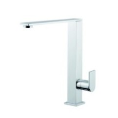 HI-TECH Miscelatore da cucina con canna girevole extra piatta 5 mm