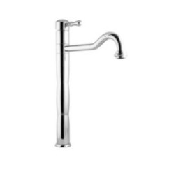 DALI' Monocomando lavabo alto con piletta click-clack finitura dark bronze