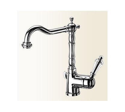 NEW VINTAGE miscelatore per lavabo con canna alta finitura vecchio rame