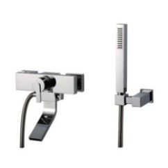 FILO miscelatore vasca esterno con kit finitura cromo