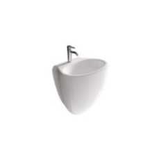 ERGO lavabo cm 55x45xh60, senza foro troppopieno