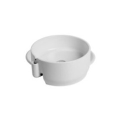 UKIYO-E Lavabo da appoggio tondo 42 + piano in ceramica