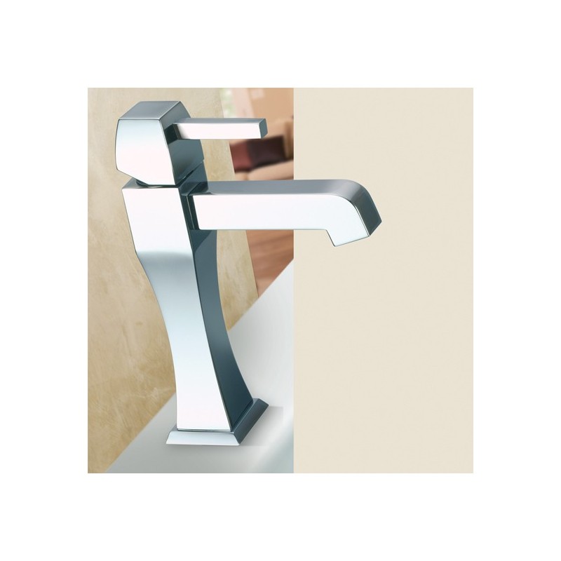 CHARLOTTE miscelatore monocomando lavabo finitura oro