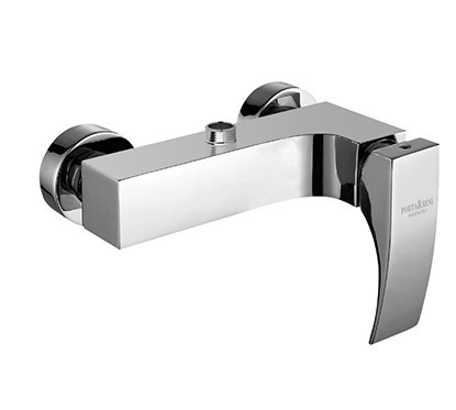 LASER Monocomando doccia esterno con attacco superiore finitura dorato