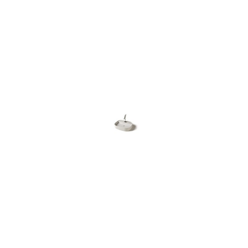 SMARTB Lavabo da appoggio 45x55 finitura bianco mat
