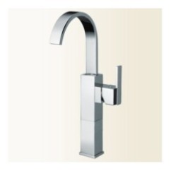 KLIP miscelatore monocomando lavabo con prolunga 130 mm finitura nickel spazzolato