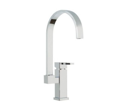 PRETTY Monocomando lavello canna ponte girevole finitura dark copper