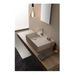TEOREMA 2.0 60 SHELF DX lavabo da appoggio o sospeso