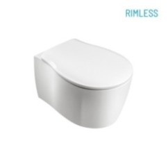 FORMOSA Vaso sospeso RIMLESS con coprivaso