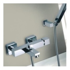 RUBIK miscelatore monocomando vasca finitura nickel spazzolato