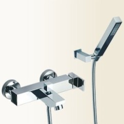 VICKY miscelatore monocomando vasca finitura nickel spazzolato