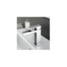 OPEN SPACE miscelatore monocomando lavabo con scarico automatico finitura nickel spazzolato
