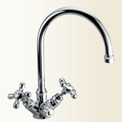 CLASSICI CUCINA Monoforo per lavello finitura cromo
