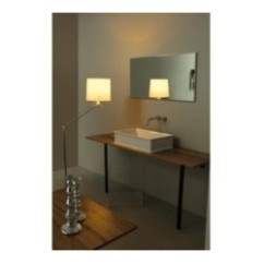 CHARME lavabo d'appoggio finitura bianco lucido